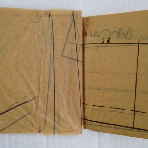 Vtg 1980s McCall's 3932  w Tie Bow Pattern Sz 12  34" Bust Shoulder Pads - Picture 11 of 12